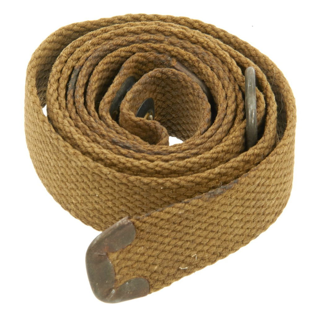 Original U.S. WWII M1 Carbine Canvas Web Sling with Keeper Original Items