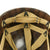Original U.S. WWII M1 McCord Front Seam Swivel Bale Westinghouse Liner Helmet with Net and Instructions Original Items