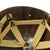 Original U.S. WWII M1 McCord Front Seam Swivel Bale Westinghouse Liner Helmet with Net and Instructions Original Items