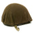 Original U.S. WWII M1 McCord Front Seam Swivel Bale Westinghouse Liner Helmet with Net and Instructions Original Items