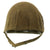 Original U.S. WWII M1 McCord Front Seam Swivel Bale Westinghouse Liner Helmet with Net and Instructions Original Items