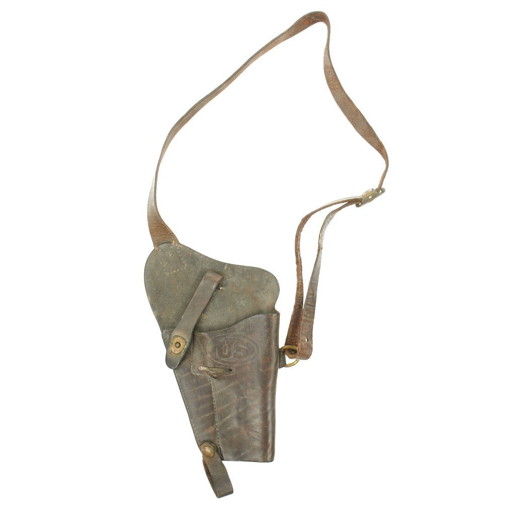 Original U.S. WWII M3 Colt 1911 .45 Tanker Shoulder Holster by Enger-Kress Original Items