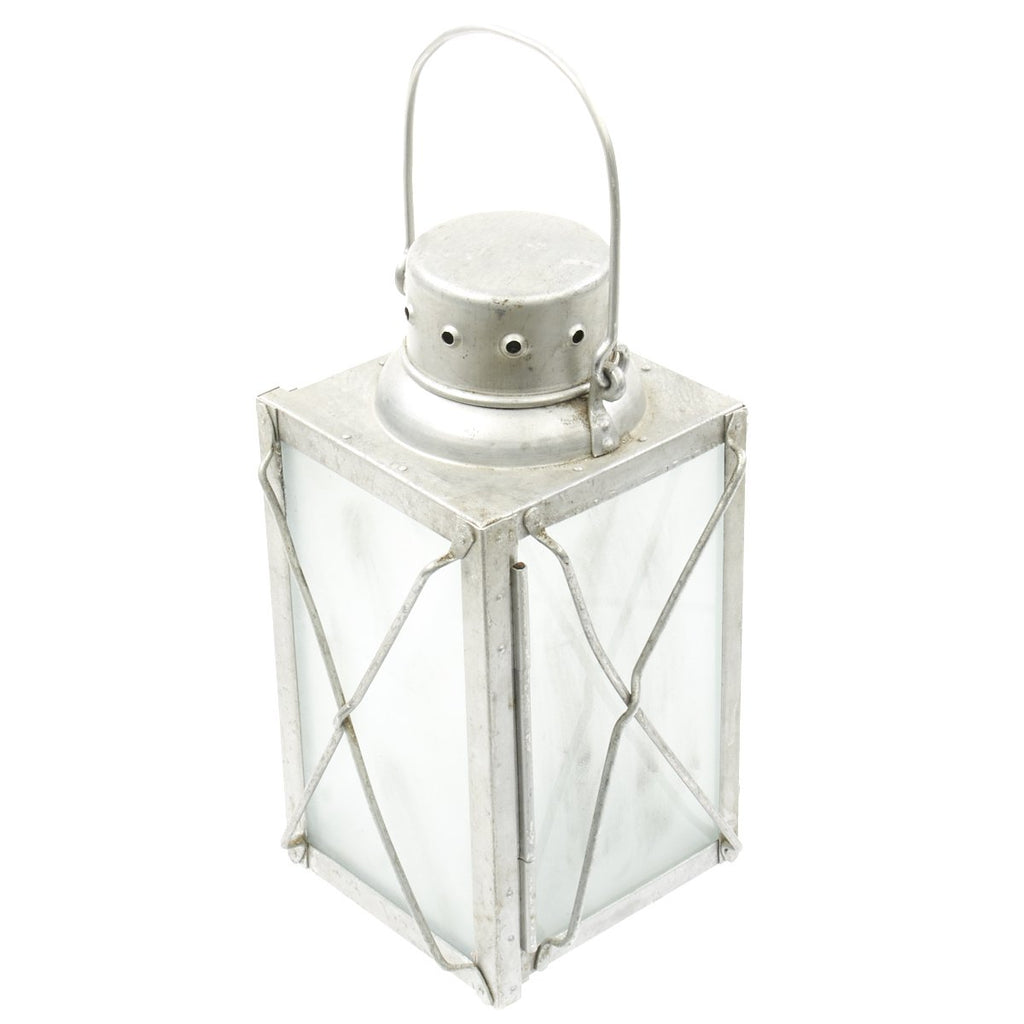Original German WWII Luftwaffe Barracks Candle Lantern - Dated 1939 Original Items