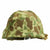 Original U.S. WWII 1944 M1 Schlueter Swivel Bale Helmet with Westinghouse Liner and Korean War USMC Cover Original Items