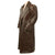 Original Imperial German WWI Aviator Full Length Leather Flying Coat with Removable Fur Liner Original Items