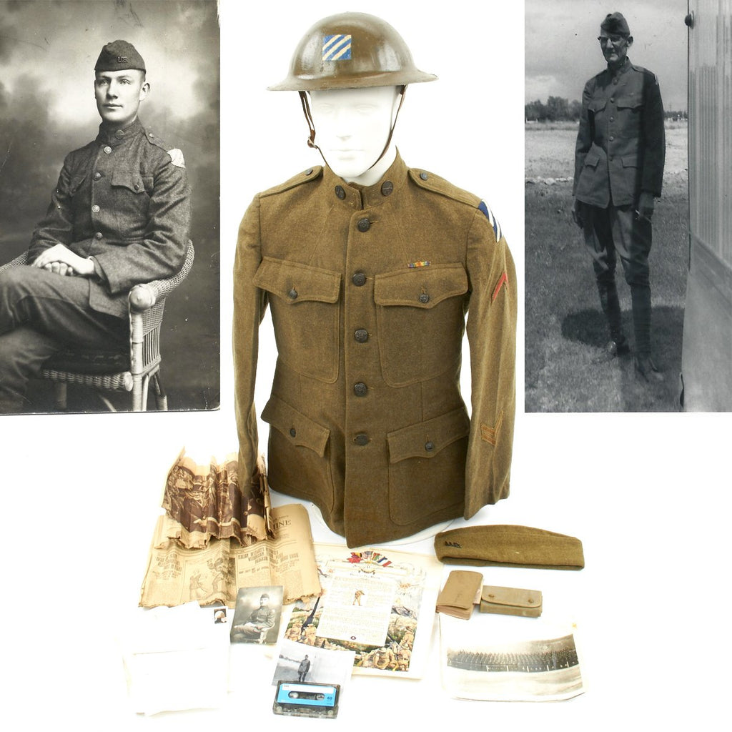 Original U.S. WWI 3rd Infantry Division AEF Named Grouping Original Items