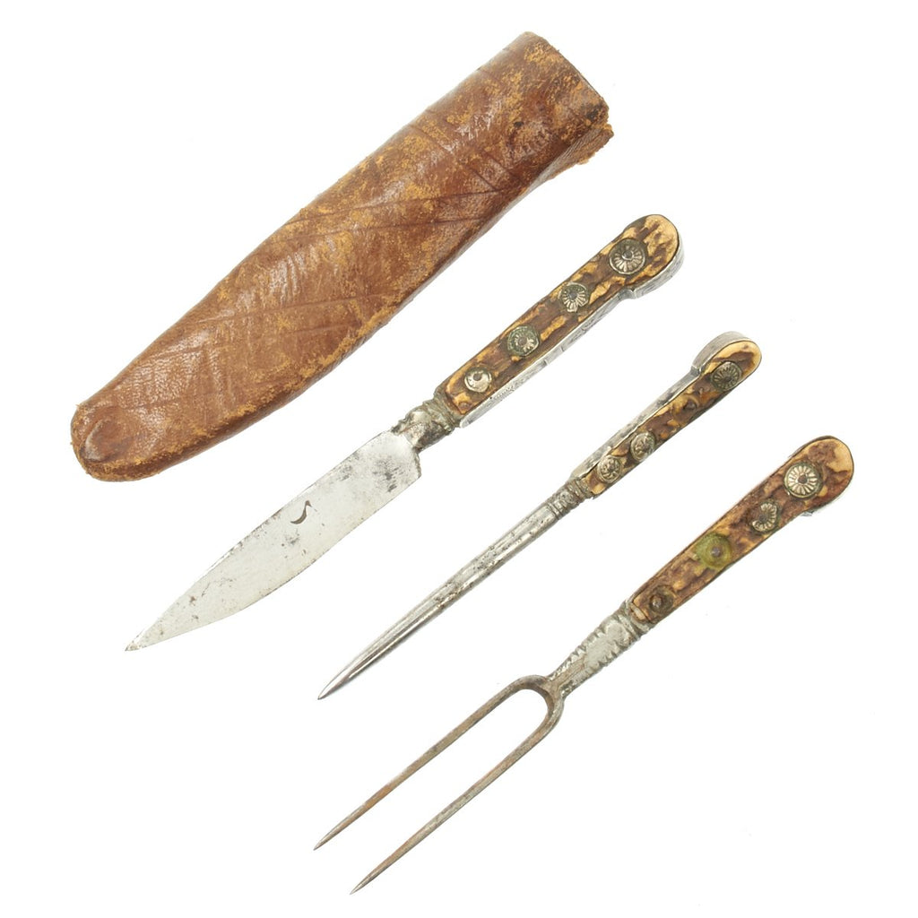 Original 17th Century German Hunting Trousse Set in Scabbard - Circa 1680 Original Items