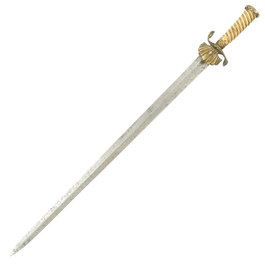 Original 18th Century French Officer's Hunting Sword - Possibly Captured at Quebec in 1759 Original Items