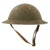 Original WWI U.S. Marine Corps M1917 Doughboy Helmet with Textured Paint and Intact Liner and Chinstrap Original Items
