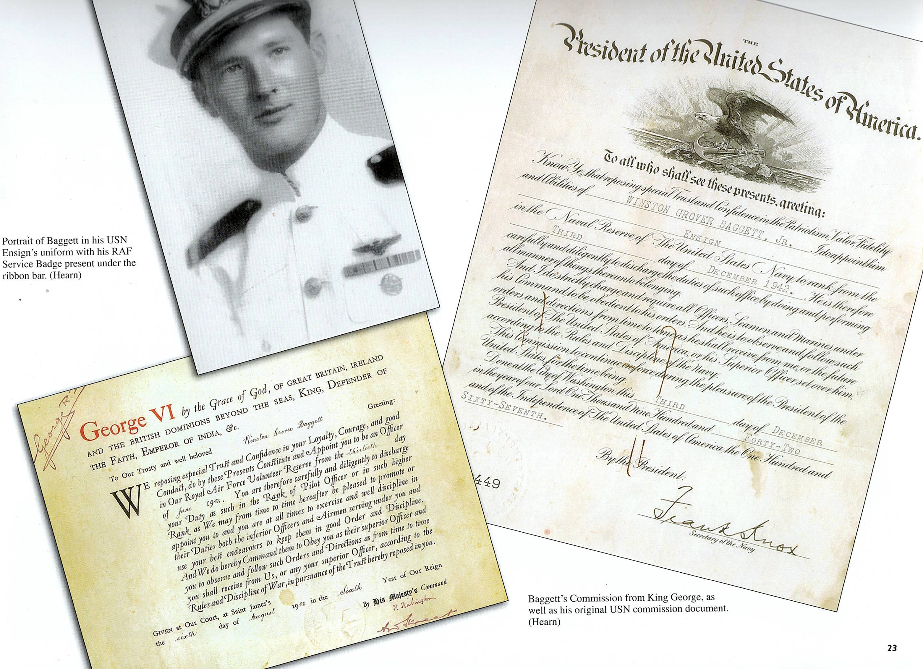Original U.S. WWII RAF Fighter Pilot 26 Channel Sweeps USN Air