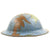 Original U.S. WWI AEF Map of Europe Camouflage Painted Helmet -28th Engineers Original Items