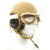 Original U.S. WWII Army Air Force Aviator Flight Set - AN6530 Clear Goggles, AN-H-15 Helmet, R-14 Receivers Original Items