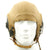 Original U.S. WWII Army Air Force Aviator Flight Set - AN6530 Clear Goggles, AN-H-15 Helmet, R-14 Receivers Original Items