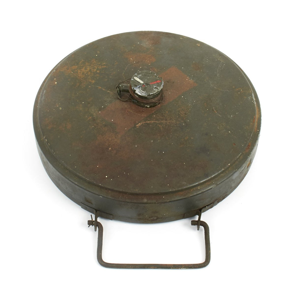Original U.S. WWII German Anti-Tank Tellermine T.Mi.35 Training Mine Original Items