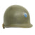 Original U.S. WWII 29th Division 1942 M1 McCord Fixed Bale Front Seam Helmet with Firestone Liner Original Items