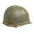 Original U.S. WWII 29th Division 1942 M1 McCord Fixed Bale Front Seam Helmet with Firestone Liner Original Items