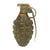Original U.S. WWII MkII De-Militarized Pineapple Grenade with Carboard Cannister Original Items