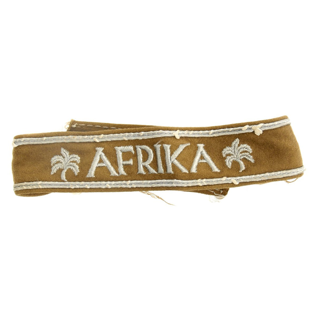 Original German WWII Afrikakorps Cuff Title DAK Original Items