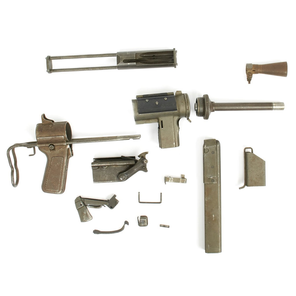 Original U.S. WWII M3A1 Grease Gun Parts Set by Guide Lamp Compnay New Made Items