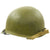 Original U.S. WWII 1943 M1 McCord Fixed Bale Front Seam Helmet with International Molded Plastics Liner Original Items
