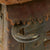 Original British Victorian Leather Cannon Caisson Storage Trunk with Iron Fittings Original Items