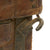 Original British Victorian Leather Cannon Caisson Storage Trunk with Iron Fittings Original Items