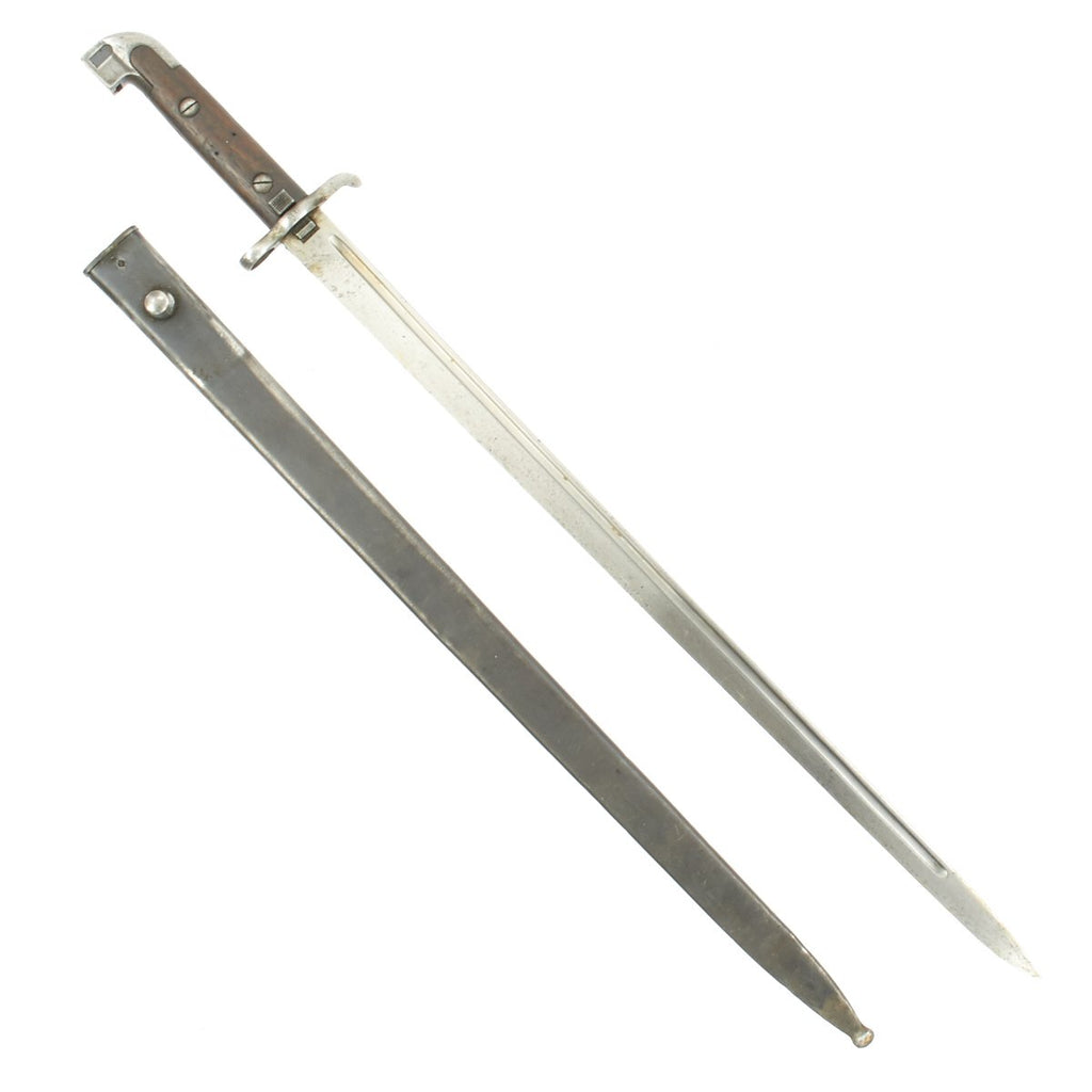Original Swedish M1915 Naval Sword Bayonet by Eskilstuna for M1894/14 6.5mm Mauser Carbines Original Items