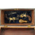 Original British 18th Century Three Barrel Flintlock Pistols Concealed in Tea Caddy - Named to Sydney Family Original Items