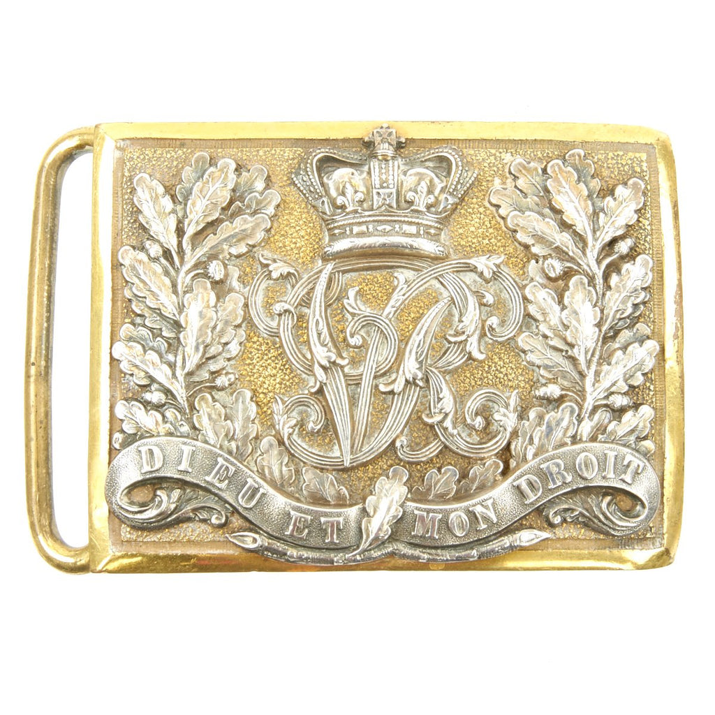 Original British Victorian General Service Ornate Belt Buckle for Officers