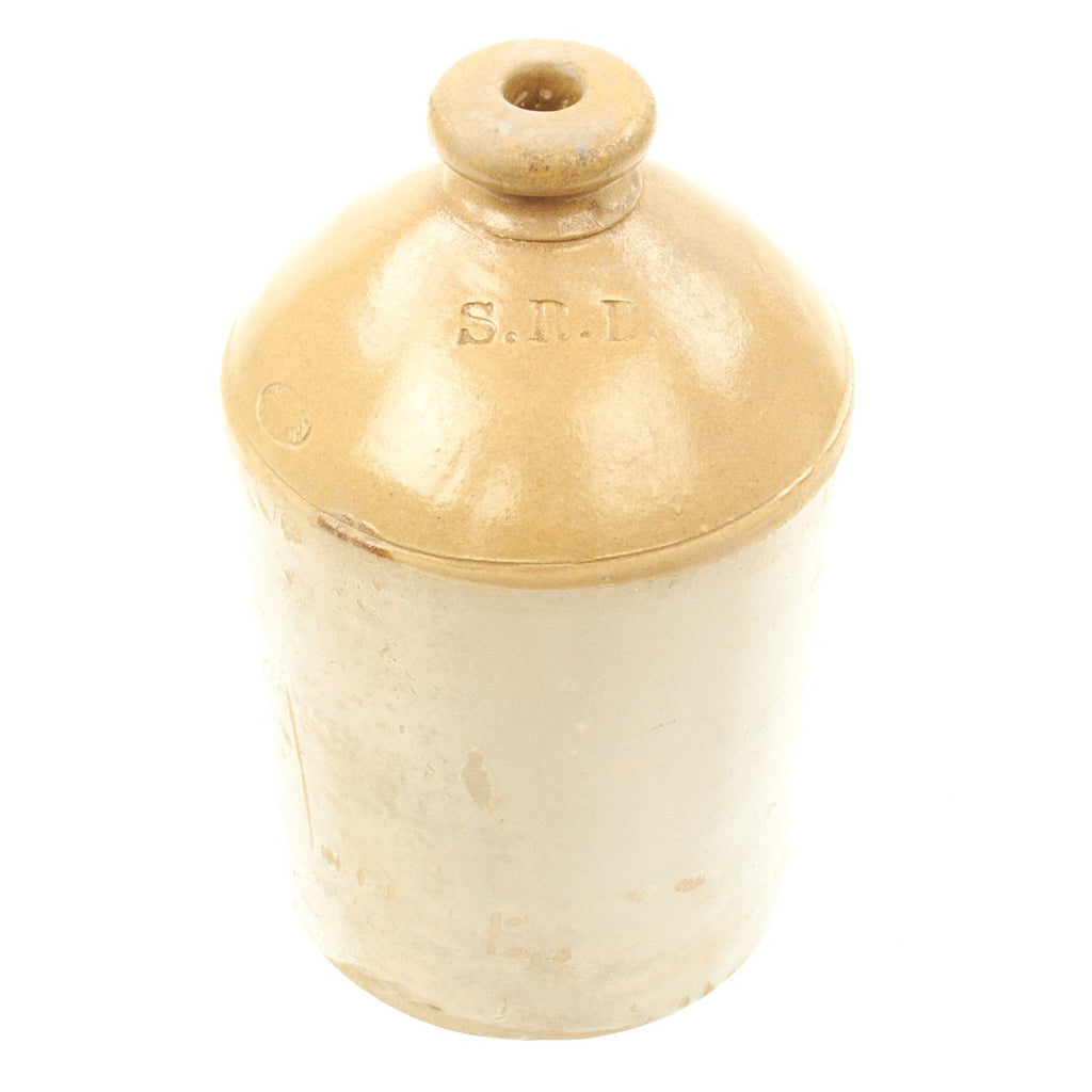 Original British WWI Military Issue S.R.D. Imperial Gallon Rum Jug by Skey of Tamworth Original Items