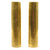 Original WWI Allied Pair of Trench Art Engraved French 75mm Artillery Shell Casings Original Items