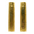 Original WWI Allied Pair of Trench Art Engraved French 75mm Artillery Shell Casings Original Items