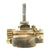 Original German Pre-WWII Brass Optical Tripod Mounting Coupler and Calibration Unit Original Items