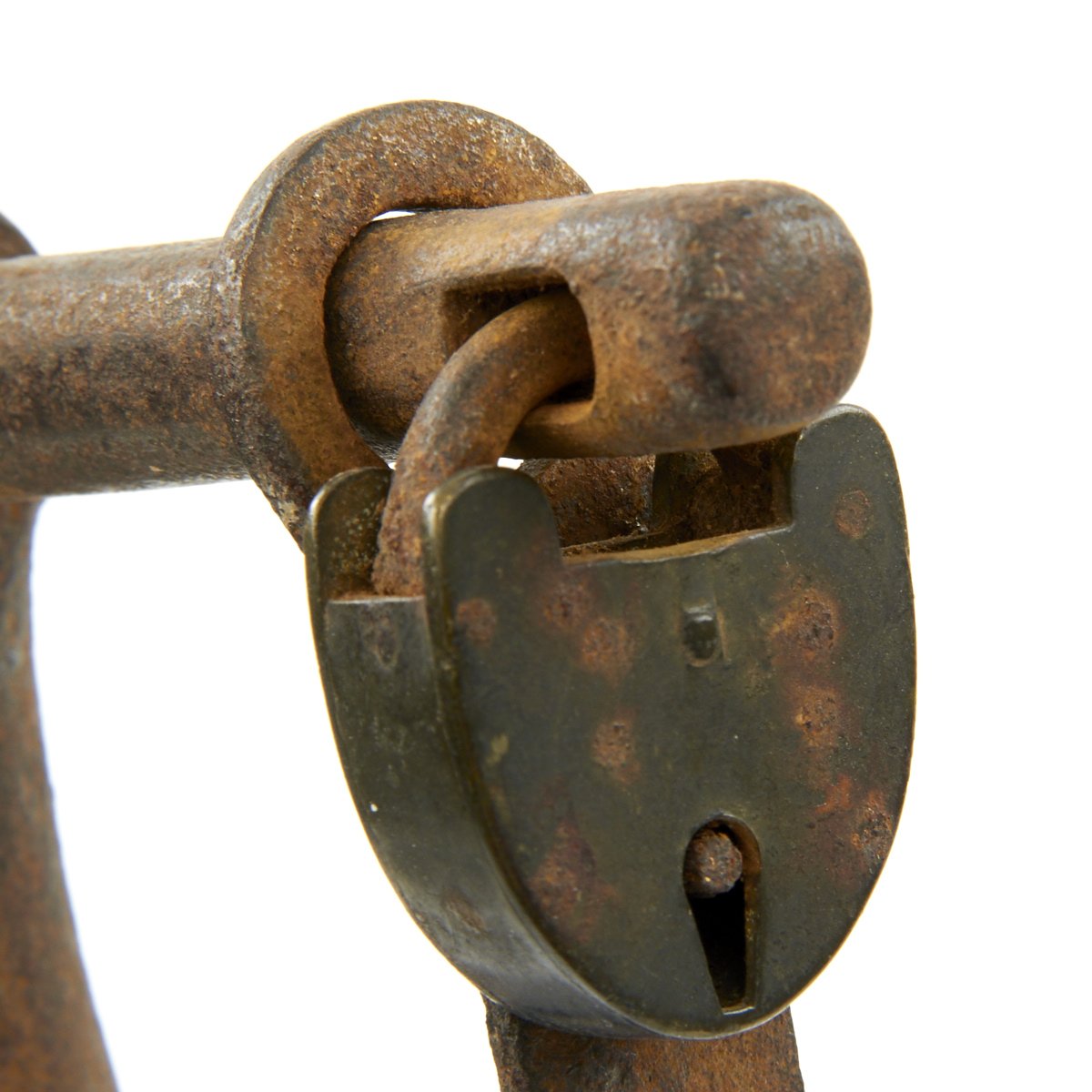 Original British Late 18th Century Prison or Slave Trade Manacles with ...