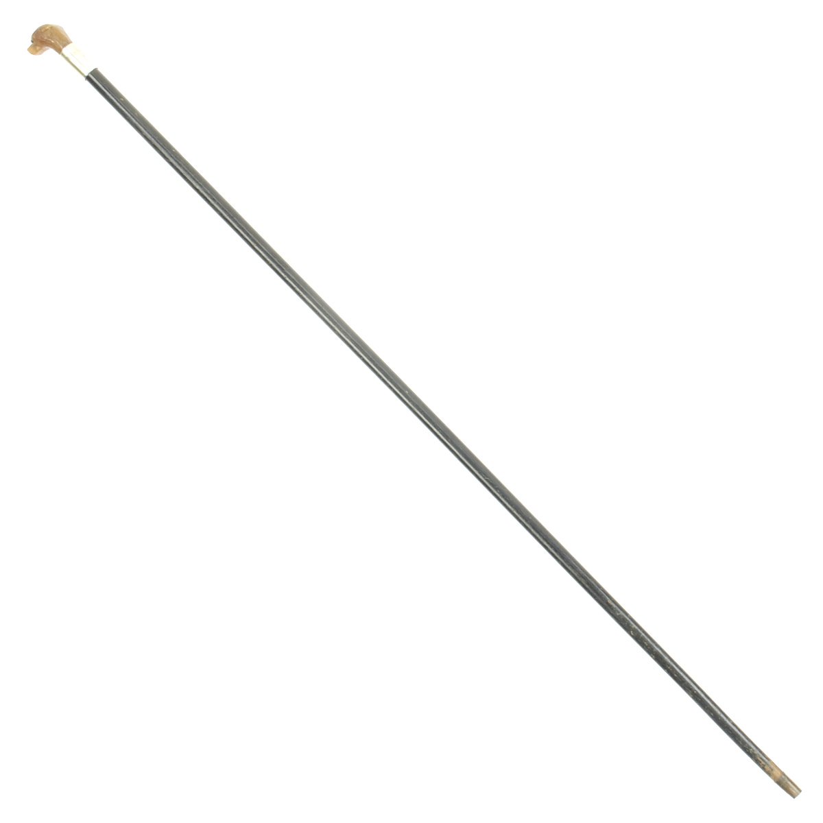 Original British WWI Dog's Head Swagger Stick named to R.F.C.