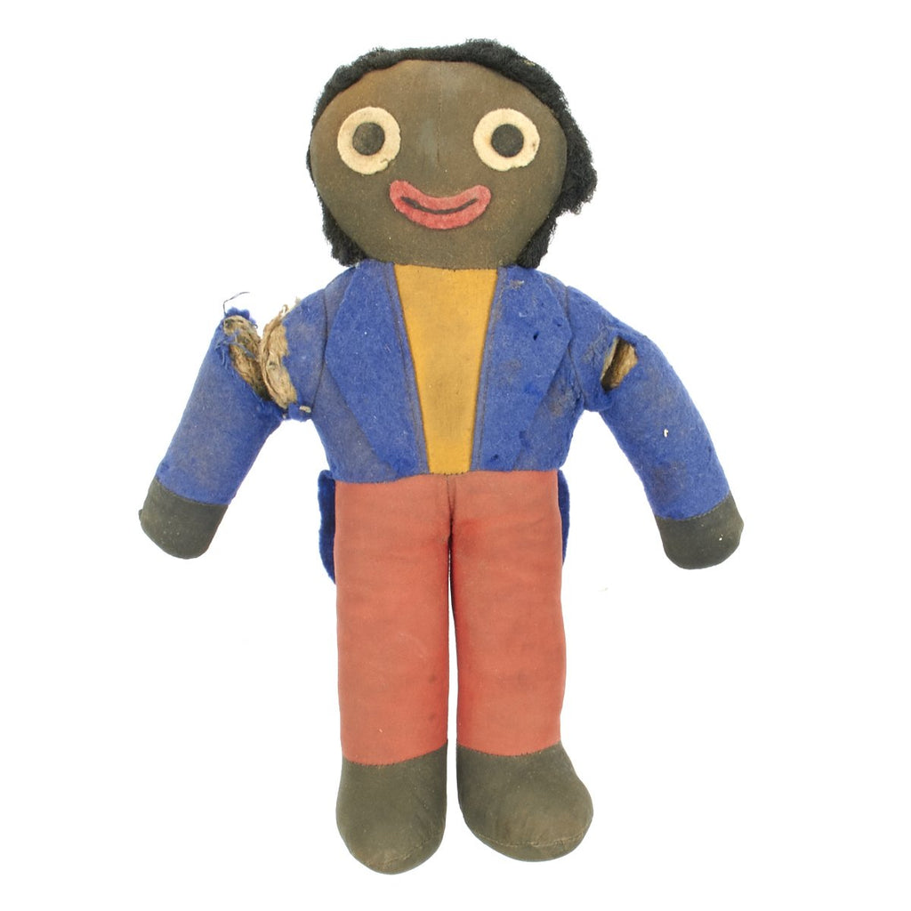 Original British WWII "Golliwog" Doll Recovered from the London Blitz Original Items