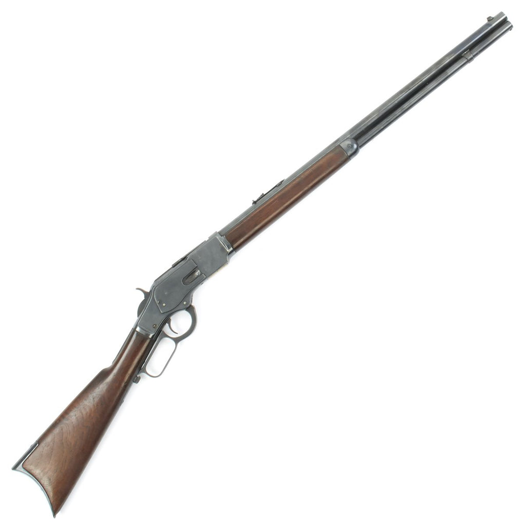 Original U.S. Winchester Model 1873 .44-40 Rifle with Factory Replacement Round Barrel - Made in 1883 Original Items