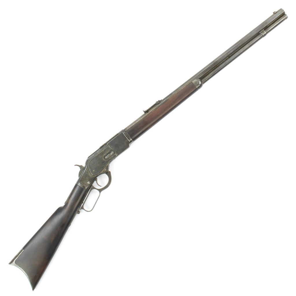 Original U.S. Winchester Model 1873 .44-40 Rifle with Octagonal Barrel and Ladder Sight - Made in 1883 Original Items