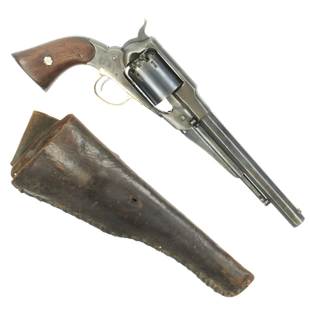 Original U.S. Civil War Remington-Beals Army Model Percussion Revolver with Holster - Serial 1686 Original Items