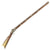 Original U.S. Pennsylvania Percussion Long Rifle with Faux Tiger Striping and Brass Patch Box - c.1840 Original Items