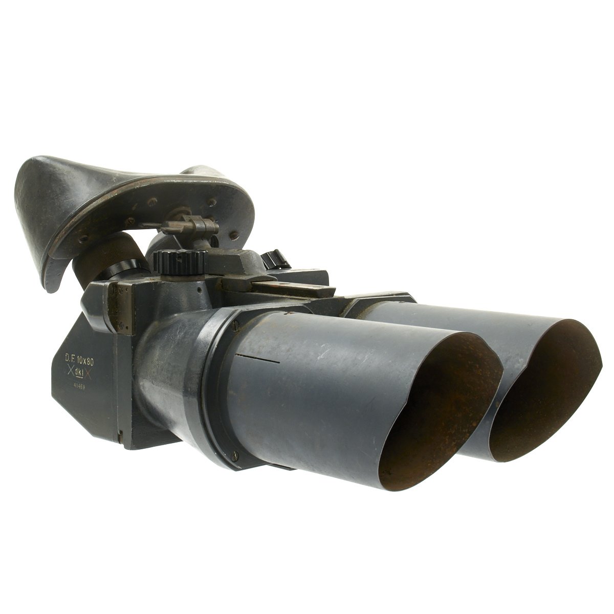 German WWII Flak 10 x 80 Binocular Optics by Josef Schneider
