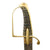 Original French Napoleonic Era Officer's Saber with Brass Scabbard Circa 1805 Original Items