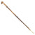 Original WWI U.S. Marine Corps Dog's Head Swagger Stick Named to Sgt. Leland "Lou" Diamond - Dated 1918 Original Items