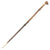 Original WWI U.S. Marine Corps Dog's Head Swagger Stick Named to Sgt. Leland "Lou" Diamond - Dated 1918 Original Items