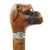 Original WWI U.S. Marine Corps Dog's Head Swagger Stick Named to Sgt. Leland "Lou" Diamond - Dated 1918 Original Items