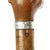 Original WWI U.S. Marine Corps Dog's Head Swagger Stick Named to Sgt. Leland "Lou" Diamond - Dated 1918 Original Items