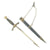 Original German WWII Early 1st Model Luftwaffe Dagger by SMF with Hanger and Unit Marking Original Items