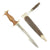 Original German Early WWII SA Dagger by August Bickel of Steinbach-Hallenberg with Belt Hanger Original Items