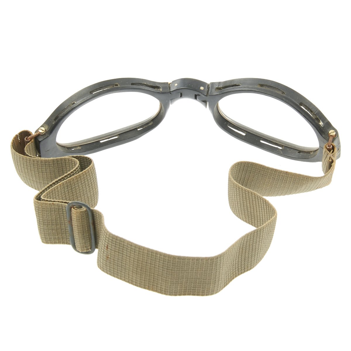 splinter goggles Original German Luftwaffe Fighter PIlot Splinter Goggles Ultrasin Glas – International Military Antiques