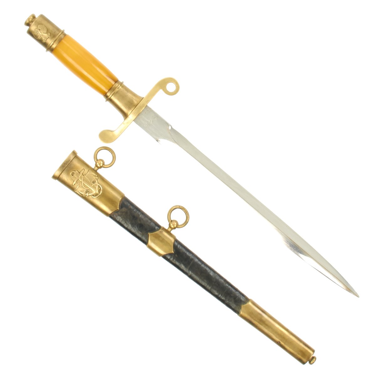 Original Polish Model 1952 Naval Officer Dress Dagger with